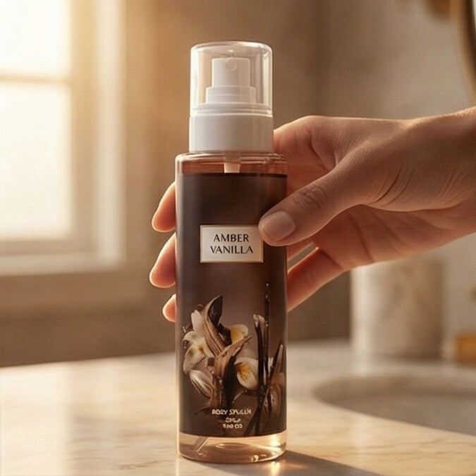 رذاذ معطر برائحة العنبر والفانيليا