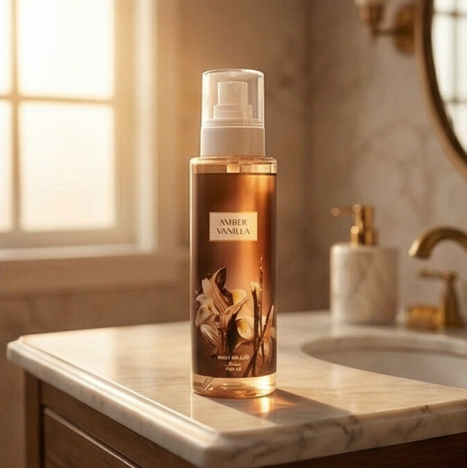 رذاذ معطر برائحة العنبر والفانيليا